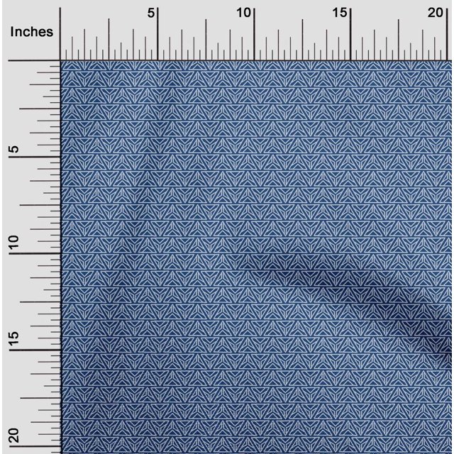 oneOone Tissu Jersey Viscose Triangle Bloc Décor Tissu Imprimé 60 Pouces de Large