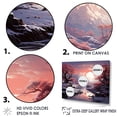 thumbnail image 3 of Designart "Whimsical Dawn Winter Scene I" Snow Floater Framed Canvas Prints, 3 of 5