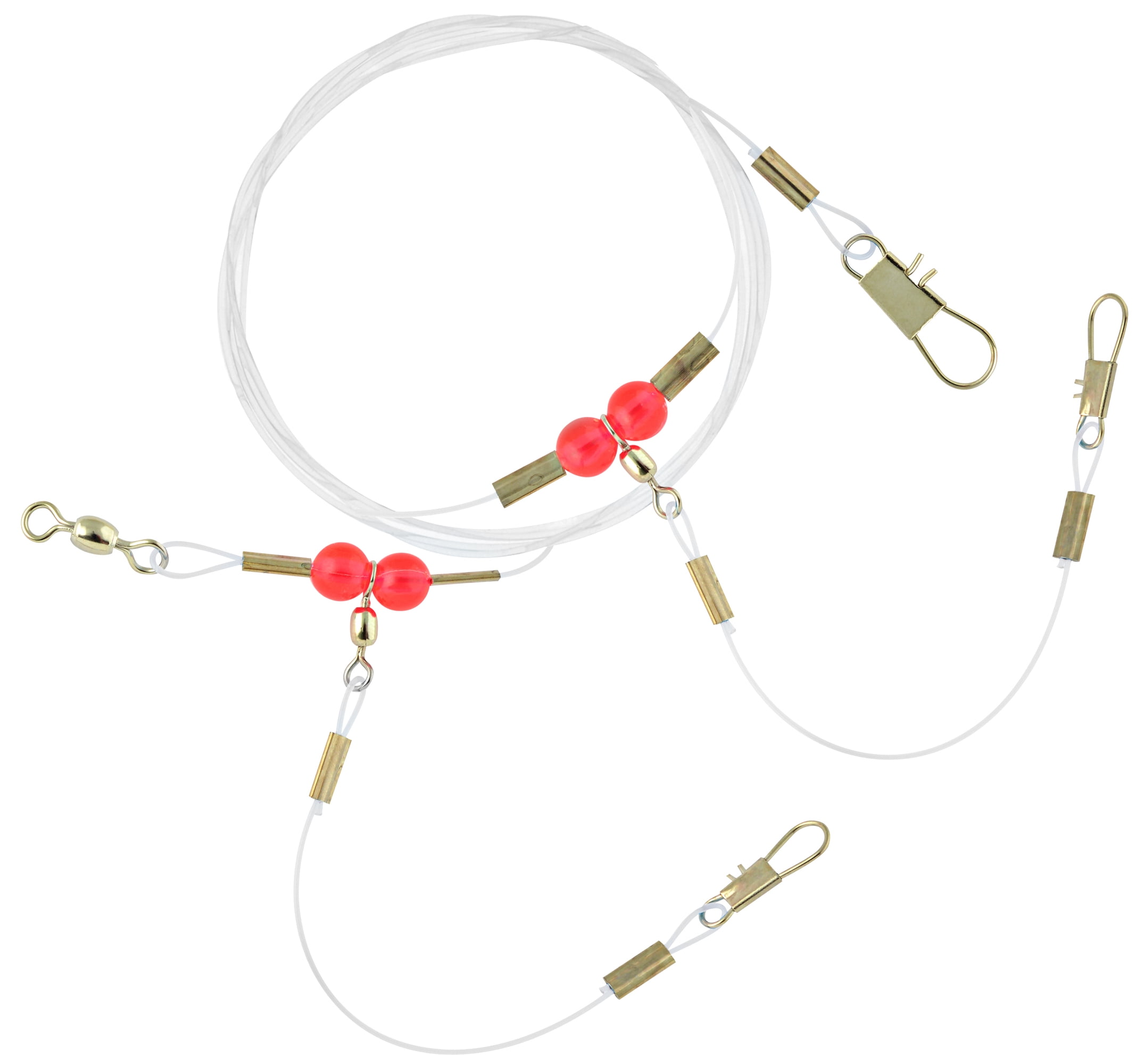 Hurricane Double Drop Bottom Fishing Rig, 60 Pound Test Monofilament