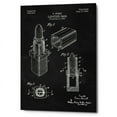 thumbnail image 2 of Epic Graffiti  "Lipstick Case Blueprint Chalkboard Patent" Giclee Canvas Wall Art, 12"x18" 26" x 40", 2 of 3