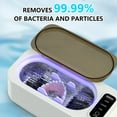 thumbnail image 6 of 47 KHz Ultrasonic Jewelry Cleaner, Portable Professional Cleaning Machine with Digital Timer – For Glasses, Watches, Rings, Dentures & Makeup Brushes, 6 of 9