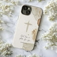 thumbnail image 5 of Jeremiah 29:11 Phone Case, Minimalist Christian Cross Watercolor God Has a Plan Cover for iPhone 17 16 15 14 13 12 11 Plus Pro Max Mini, 5 of 6