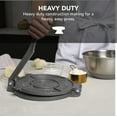 thumbnail image 6 of ALPHA LIVING Tortilla Press – 8 Inch Cast Iron Quesadilla Maker – Heavy Duty Empanada Maker Press, 6 of 7
