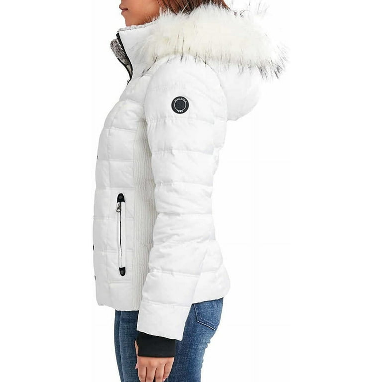 Nautica faux fur hooded puffer jacket new arrivals