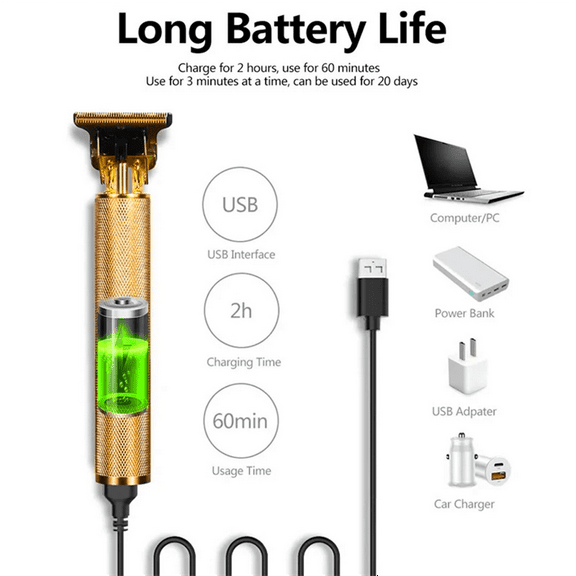 Hair Cutting Machine Barber for Men Professional Hair Trimmer Wireless Electric Hair Clipper Men Beard Shaver