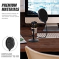 thumbnail image 2 of 1 Set Desktop Mic Stand Adjustable Tabletop Microphone Bracket with Mic Filter for Home Studio, 2 of 8