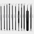 thumbnail image 3 of 11 piezas de acero inoxidable aguja de acné pinzas para espinillas extractor removedor de MABOTO  Aguja del acné, 3 of 6