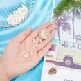thumbnail image 4 of 3.5mm Natural Freshwater Shell Beads strands Polished Potato Round Loose Beads Hole 0.8mm, 4 of 7