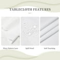 thumbnail image 7 of Flower Bloom Elegant Rectangle Tablecloth Vintage Peonies Table Cloth Floral Rectangular Tablecloth Violet Table Cover for Dining Kitchen Party, 7 of 7