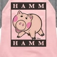 thumbnail image 3 of Toy Story 4 - Type Block Hamm - Toddler & Youth Girls Raglan Graphic T-Shirt, 3 of 4