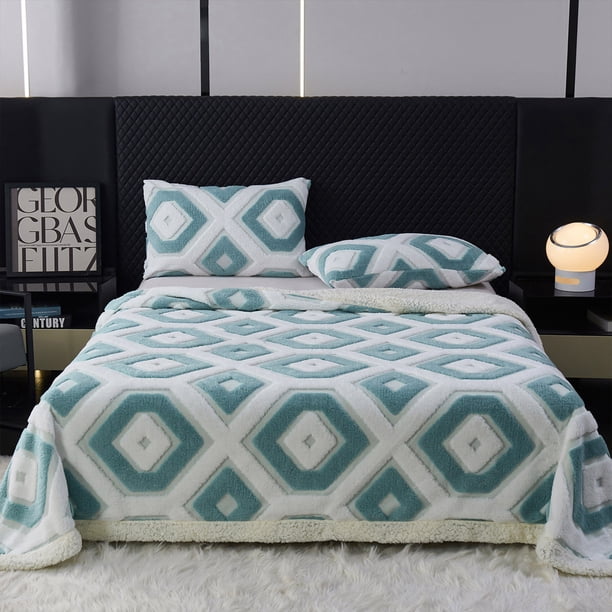 Manta de tiro, suave manta de piel de cordero de doble capa, manta para adultos, cómoda manta para sofá cama, manta ligera y lavable, cálida y adecuada para todas las estaciones, manta de poliéster.