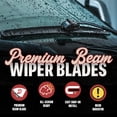 thumbnail image 2 of Doc's Auto Parts All-Season Beam Wiper Blades Front 18" + 18", 2 of 4