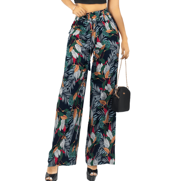 PANTALONES RELAJADOS PARA MUJER DE DISEÑO UNICO WIDE LEGS DE CINTURA ALTA