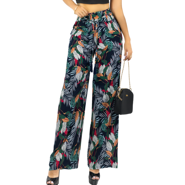 PANTALONES RELAJADOS PARA MUJER DE DISEÑO UNICO WIDE LEGS DE CINTURA ALTA