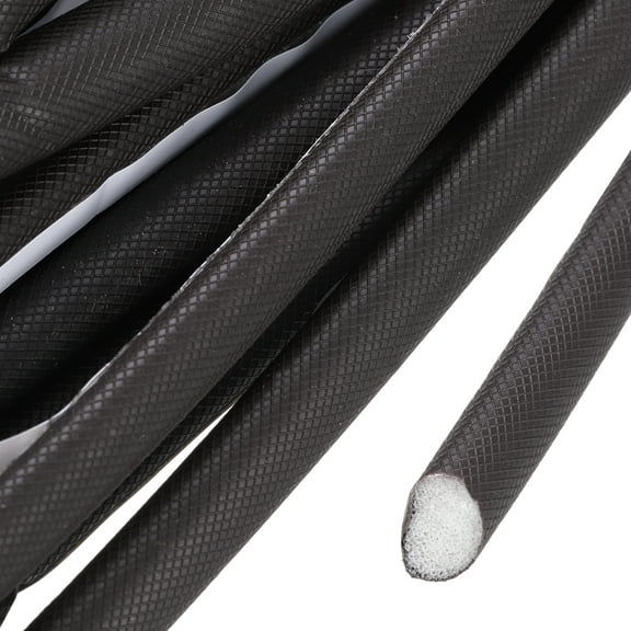 Uxcell 33Ft Weather Stripping Door Seal, PU D-Shaped Door Weather Stripping, Brown