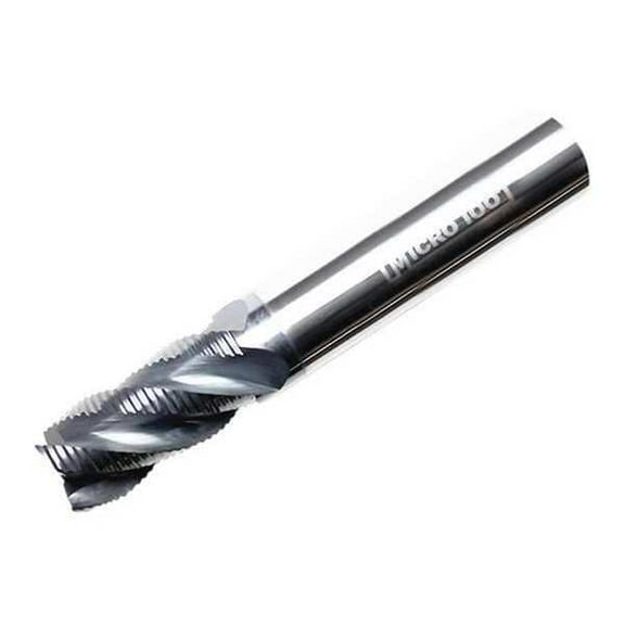Micro 100 Carbide End Mill, 5/16, Cut 13/16, 4 FLT SHR-312-4X