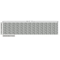 thumbnail image 2 of Black Grey Fabric by the Yard, Blossoming Flowers Pattern Simplistic Sketch Style Flourishing Garden, Decorative Upholstery Fabric for Sofas Home Accents, 2 Yards, Black Grey White by Ambesonne, 2 of 4