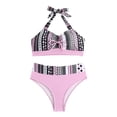 thumbnail image 5 of Ticikt Bikini Set for Women 2 Piece High Waisted Slim Fit Swimsuits for Women Scoop Neck Women's Bathing Suit 2026, 5 of 9