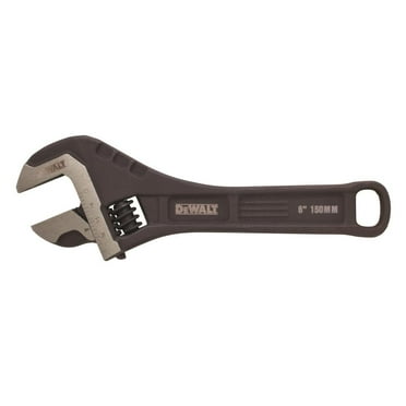 DeWalt All Steel Adjustable Wrench, 6" OAL, 1.031" Opening, EA (115-DWHT80266)