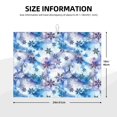 thumbnail image 2 of Balery Icy Blue Snowflakes Alfombrilla de Secado para Cocina, 18x24 Pulgadas, Súper Absorbente para Platos y Encimeras, 2 of 7