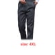 thumbnail image 2 of Chef pantalones hombres con bolsillos elásticos de la cintura holggy cocinar pantalón camarero uniforme uniforme amigable para la piel ropa para restaurante Hotel cafetería cocina 4xl rayas de cebra Scienceny  HA012102-16, 2 of 6