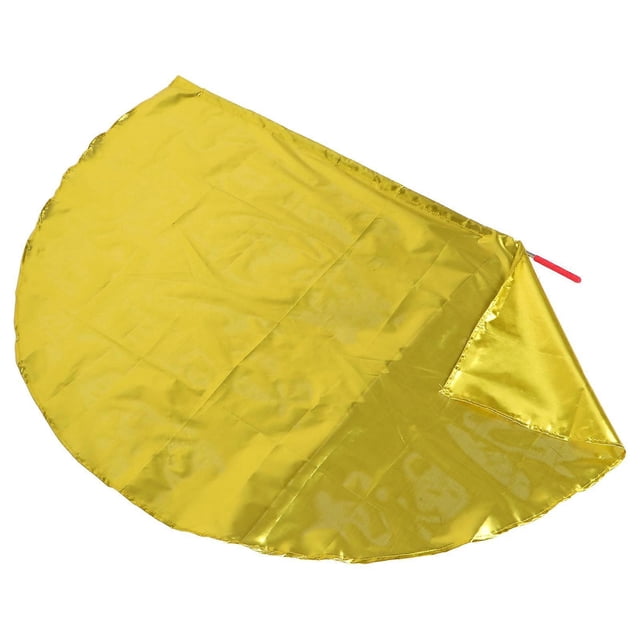 Chiffon Worship Flags Semicircle Flag for Outdoor Events Golden Fabric Performance Enhancement 1Pcs