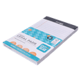 Pen + Gear Jr. Legal Pads, White Color Paper, 50 Sheets, 3 Count