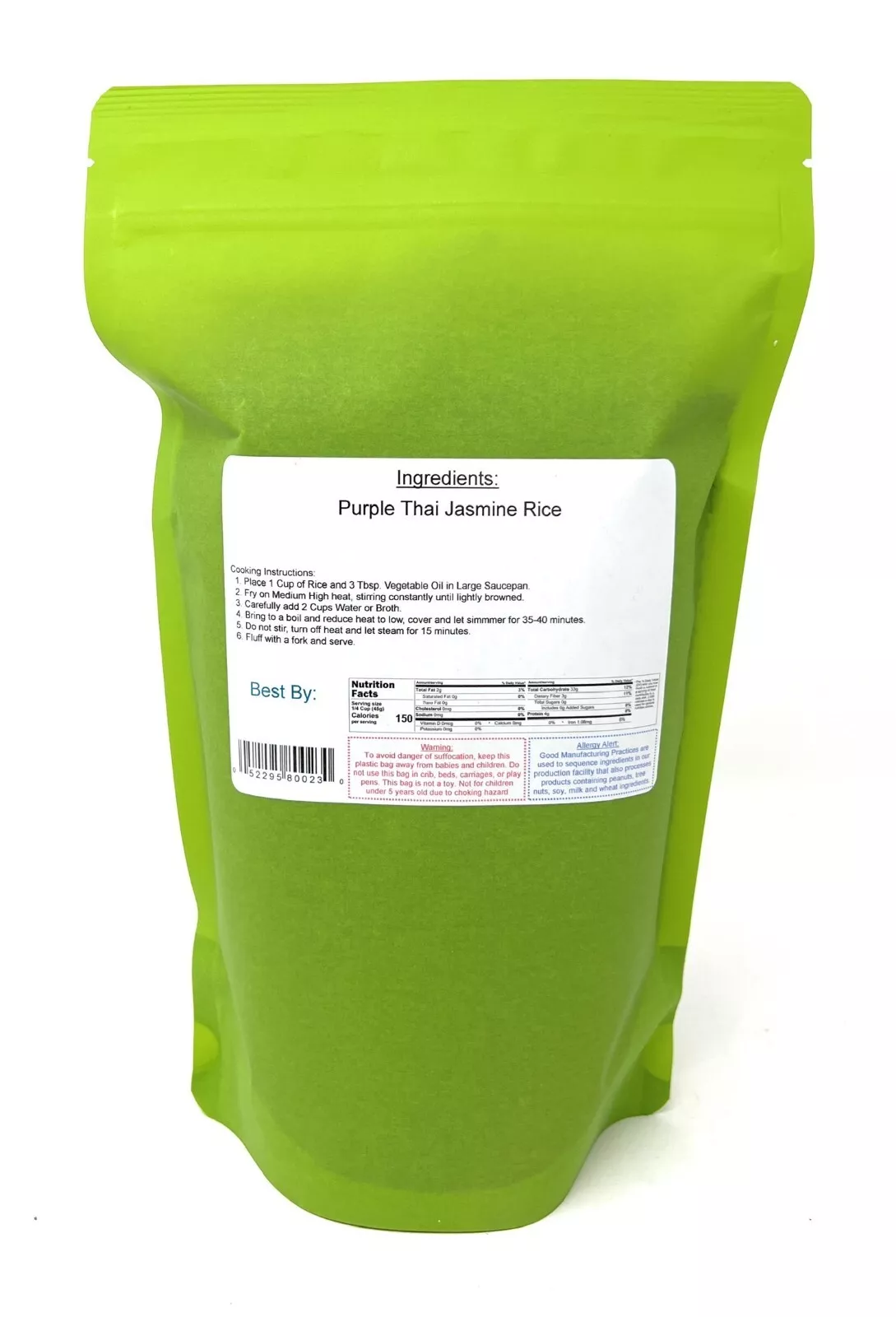 YANKEETRADERS® Black Thai Rice (Purple Sticky) - 2lbs.