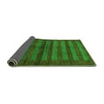 thumbnail image 2 of Ahgly Company Indoor Rectangle Abstract Green Modern Area Rugs, 7' x 10', 2 of 4