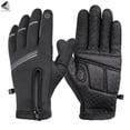 thumbnail image 3 of PULLIMORE 2 Pairs Winter Warm Touchscreen Gloves Anti-Slip Waterproof Zipper Ski Gloves Sport Mittens for Running Climbing Hiking (Size L), 3 of 9