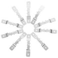 thumbnail image 1 of SHISUYAN 10PCS Double Hole Hanging Picture Painting Mirror Frame Tooth Hook Hanger with Screws (Silver), 1 of 8