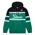 thumbnail image 2 of Men's Mitchell & Ness Kelly Green/Black Dallas Stars Head Coach Pullover Hoodie, 2 of 5