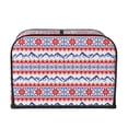 thumbnail image 2 of Daiia red blue Snow Mountain Pattern 4 slice Toaster Cover, Toaster Appliance Dust-proof Cover For Kitchen Small Appliance Dust Cover and Fingerprint Protection, 2 of 7
