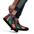 thumbnail image 4 of Black Lives Matter High Top Canvas Shoes Sneakers Black Size 12, 4 of 7