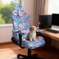 thumbnail image 2 of KUIFORTI Cherry Blossoms Gaming Chair Covers Slipcovers Easy Installation Game Computer Office Desk Chair Cover Protector Waterproof for Office and Computer Chairs, 2 of 7