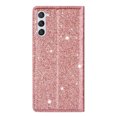 thumbnail image 5 of Allytech Galaxy S24 Plus Wallet Case Bling Glitter Design, Slim PU Leather Cards Holder Flip Stand Cover for Girls Women Shockproof Wallet Case for Samsung Galaxy S24 Plus - Rosegold, 5 of 6