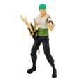 thumbnail image 5 of One Piece Roronoa Zoro II Battle Version Action Figure, 7 Inch Movable Joints Three Sword Style PVC Anime Collectible Model Statue Gift, 5 of 7