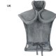 thumbnail image 5 of Vogacara Almohadillas térmicas eléctricas, chal térmico ajustable para espalda y hombros, manta lavable para oficina, Hotel, otoño e invierno, Protección de la piel Gris  enchufe del Reino Unido Vogacara CE014707-04, 5 of 6