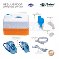 thumbnail image 3 of Nebulizador Labg Super Silencioso Adulto Y Infantil Blanco/Naranja, 3 of 5