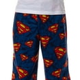 thumbnail image 4 of DC Comics Boys' Superman Red and Yellow Emblem Logo Man Of Steel Action Poses All-Over Print Sleep Lounge Pajama Pant, 4 of 6