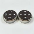thumbnail image 4 of Mistaha Universal Wireless Smart Steering Wheel Control Buttons for Car Multimedia Player, Steering Wheel Upgrade Kit with Silicon Buttons in Silver, 4 of 6