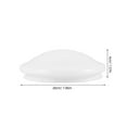 thumbnail image 4 of 2pcs Flush Mount Ceiling Light Cover Plastic Ceiling Lampshade Replacement Dome Cover Decorative Light Shade for Ceiling Lighting Accessories, 4 of 9