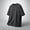 Dark Gray, variant on Men's Shirts Big and Tall Korean Style Fashionable All-Match Heavy Weight Loose Round Neck T-Shirt