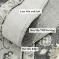 thumbnail image 4 of Rugs for Living Room Area Rug Carpet x Vintage Living Room Rugs for Bedrooms Machine Washable Rug for Dining Room Nusery Floral Distressed Grey Rug, 4 of 5