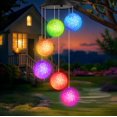thumbnail image 1 of Campanas de viento para exteriores Winzwon con luces solares para decoración de jardín, 1 of 7