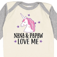 thumbnail image 4 of Inktastic Nana and Papaw Love Me Girls Long Sleeve Baby Bodysuit, 4 of 5