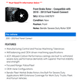 thumbnail image 2 of Front Brake Rotor - Compatible with 2010 - 2013 Ford Transit Connect 2011 2012, 2 of 2