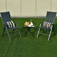 thumbnail image 2 of Patiojoy Set of 2 Patio Chairs Adjustable Sling Back Chairs Folding Outdoor Chairs for Camping Garden, 2 of 10