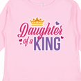 thumbnail image 4 of Inktastic Daughter of a King with Crown Fathers Day Boys or Girls Long Sleeve Toddler T-Shirt, 4 of 5