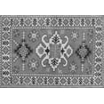 thumbnail image 1 of Ahgly Company Indoor Rectangle Geometric Gray Traditional Area Rugs, 2' x 3', 1 of 1